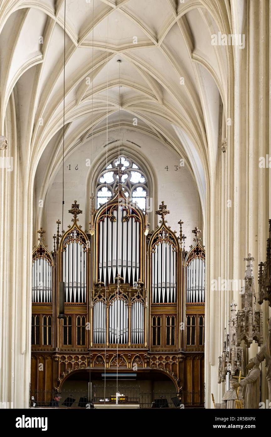 Vienne, Autriche. Maria sur la rive. L'orgue Mauracher Banque D'Images