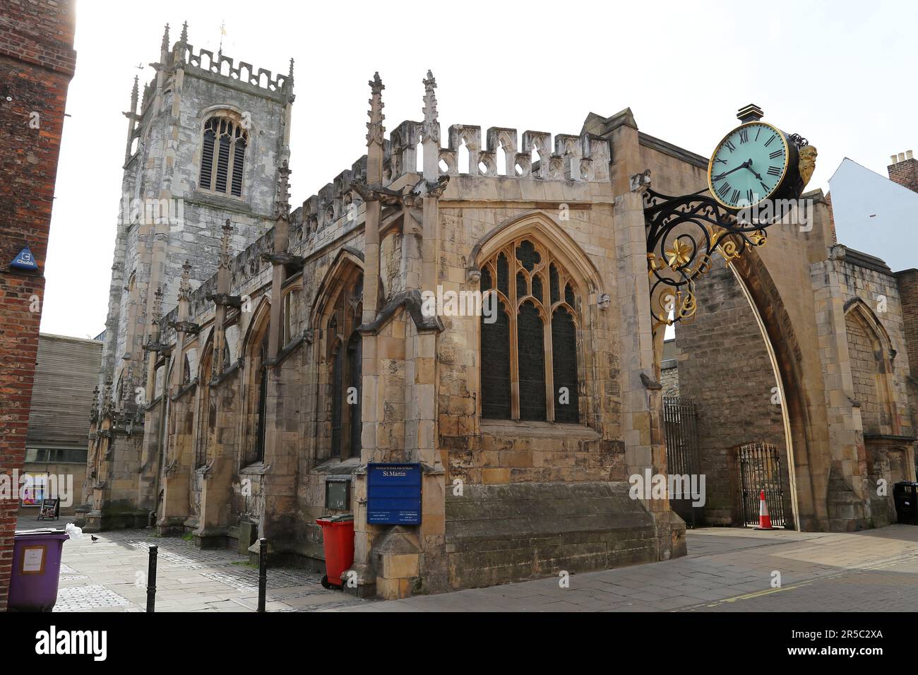 Saint Martin le Grand Church, Coney Street, York, North Yorkshire, Angleterre, Grande-Bretagne, Royaume-Uni, Royaume-Uni, Europe Banque D'Images