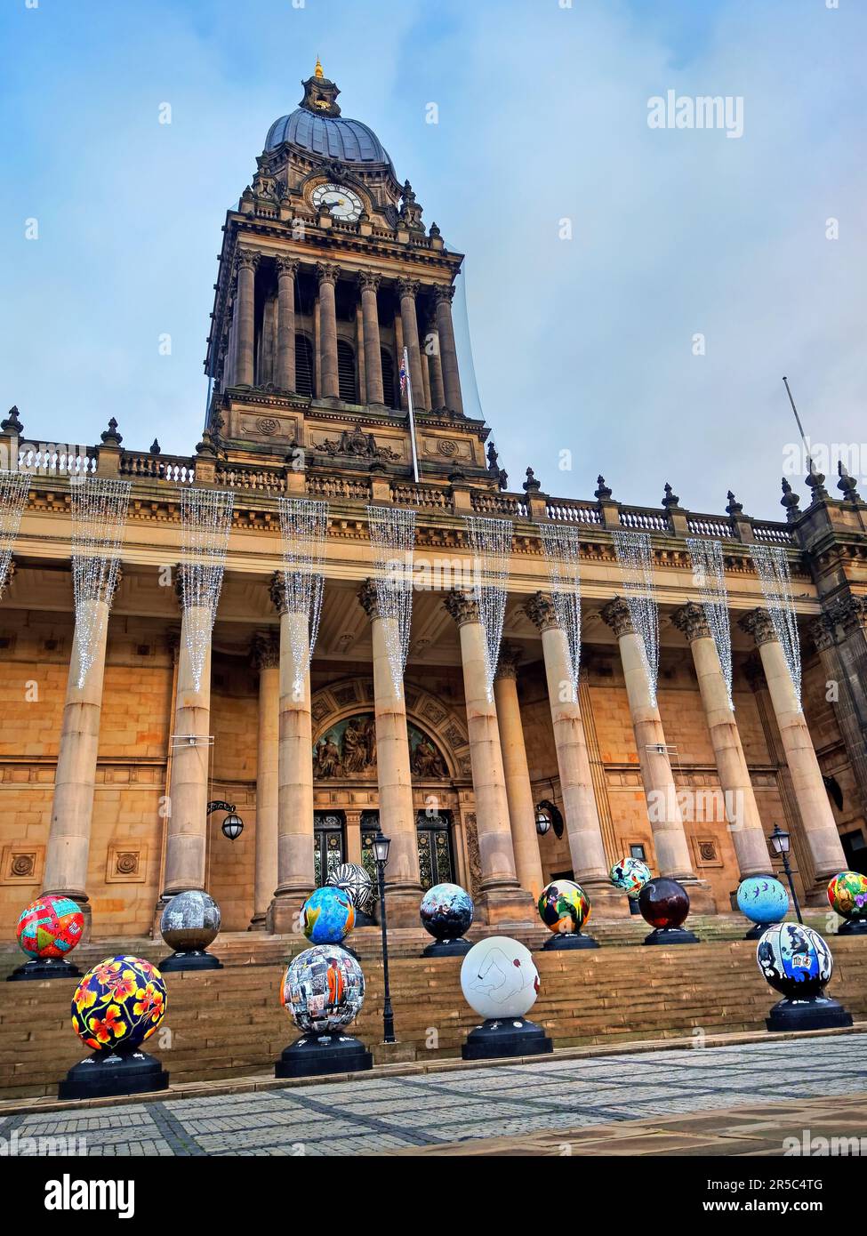 Royaume-Uni, West Yorkshire, hôtel de ville de Leeds Banque D'Images