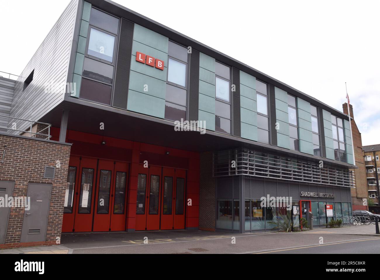 Caserne de pompiers de Shadwell (LFB) 1st juin 2022 Banque D'Images