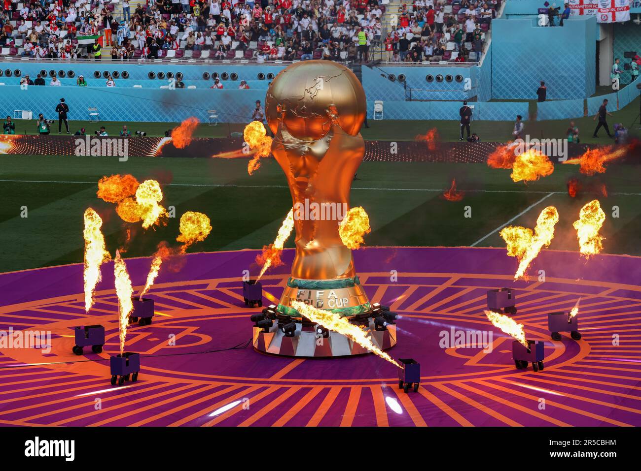 Doha, Qatar. 21th novembre 2022. Cérémonie de pré-match pendant le match entre l'Angleterre et l'Iran. Coupe du monde de la FIFA, Qatar 2022, match 3. Banque D'Images