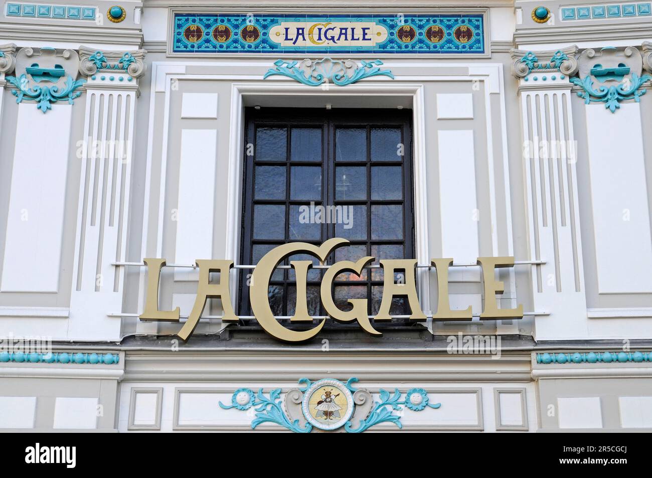 La Cigale, Brasserie, Restaurant, Nantes, Loire-Atlantique, Pays de la Loire, France Banque D'Images