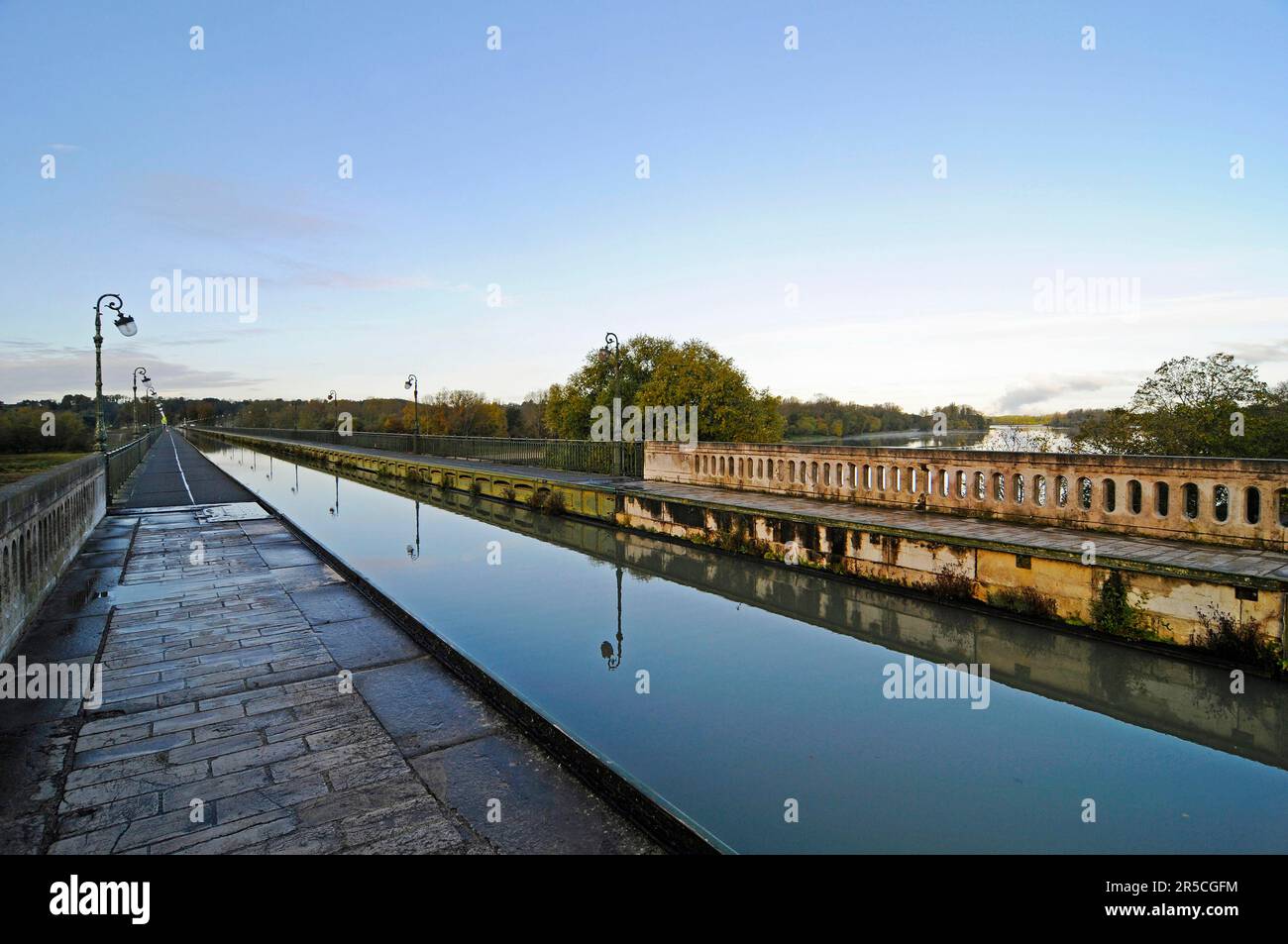 Pont Canal, Pont, Loire, Briare, département de Loiret, Centre, France Banque D'Images