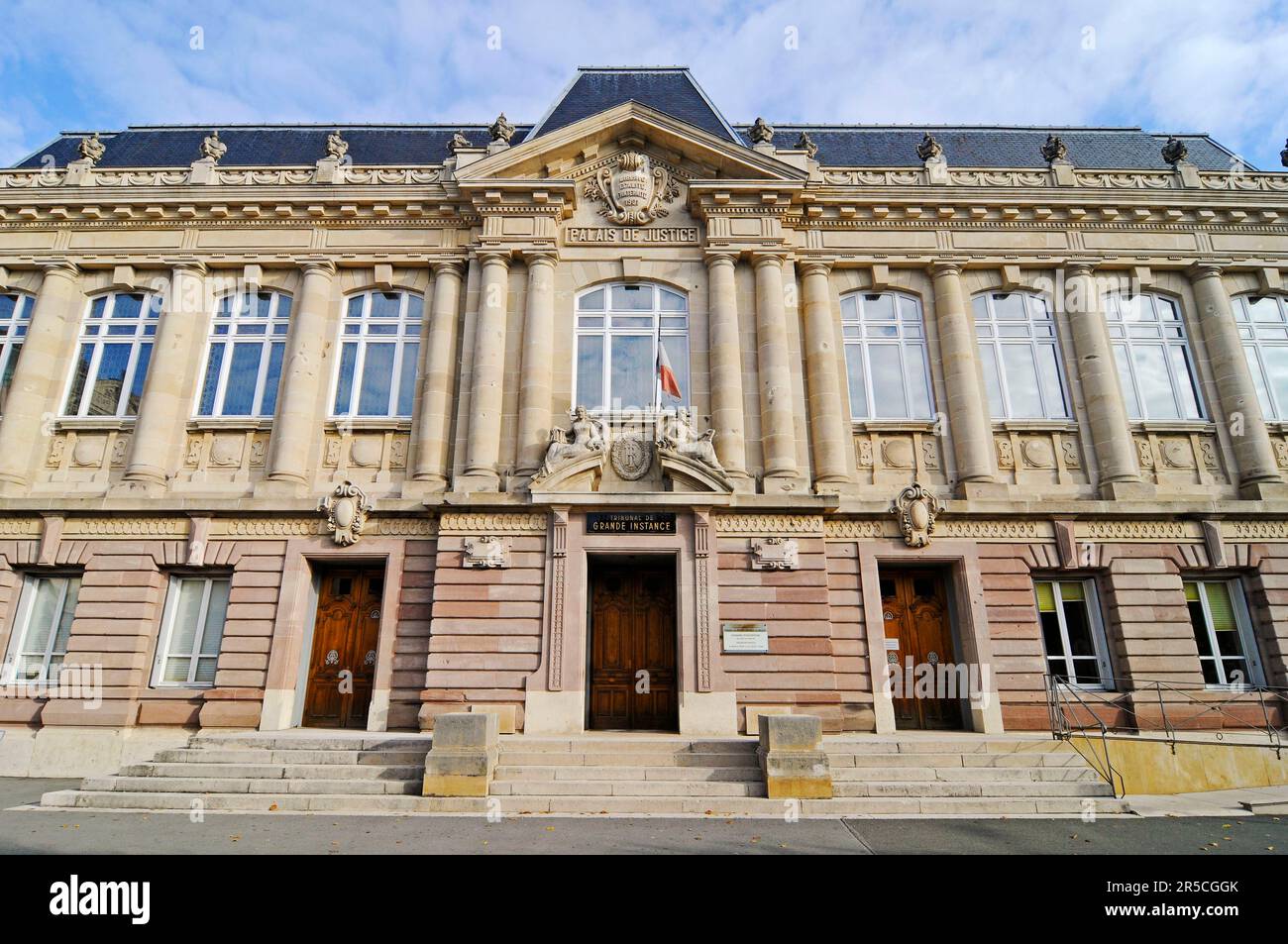 Palais de justice, Belfort, territoire de Belfort, Franche-Comté, France Banque D'Images
