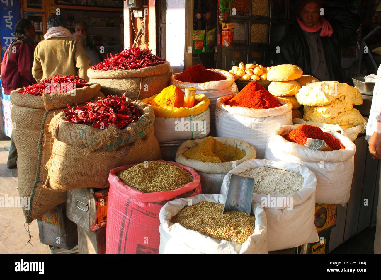 Épicerie, Jaipur, Inde Banque D'Images