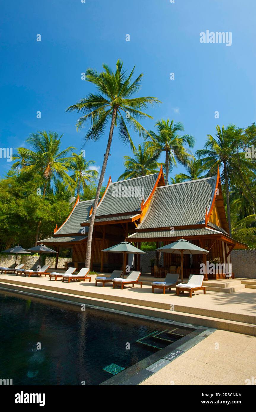 L'Amanpuri Resort, l'île de Phuket, Thaïlande Banque D'Images