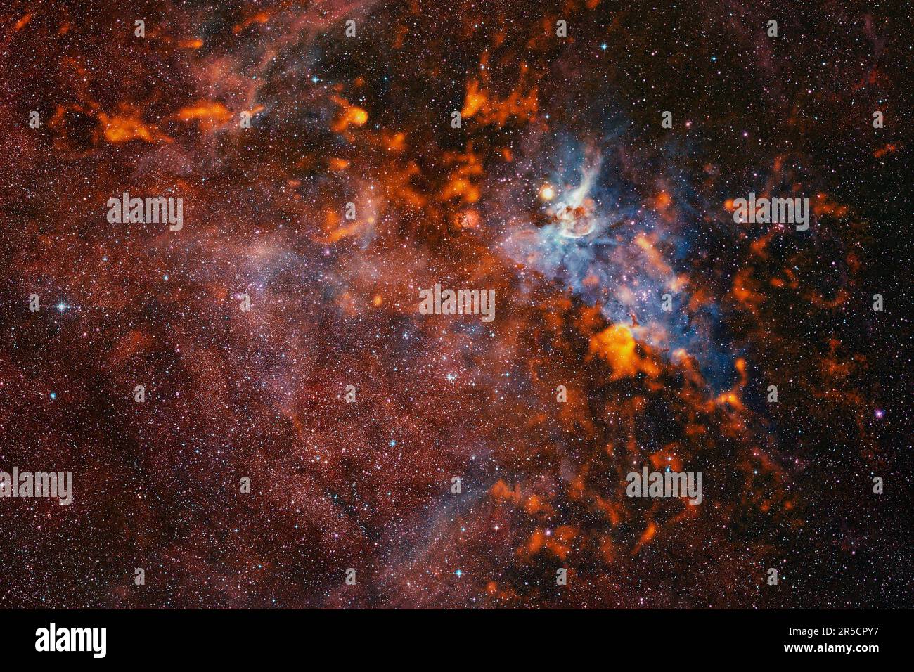 Espace, paysage cosmique. Nebula. Éléments de cette image fournis par la NASA Banque D'Images