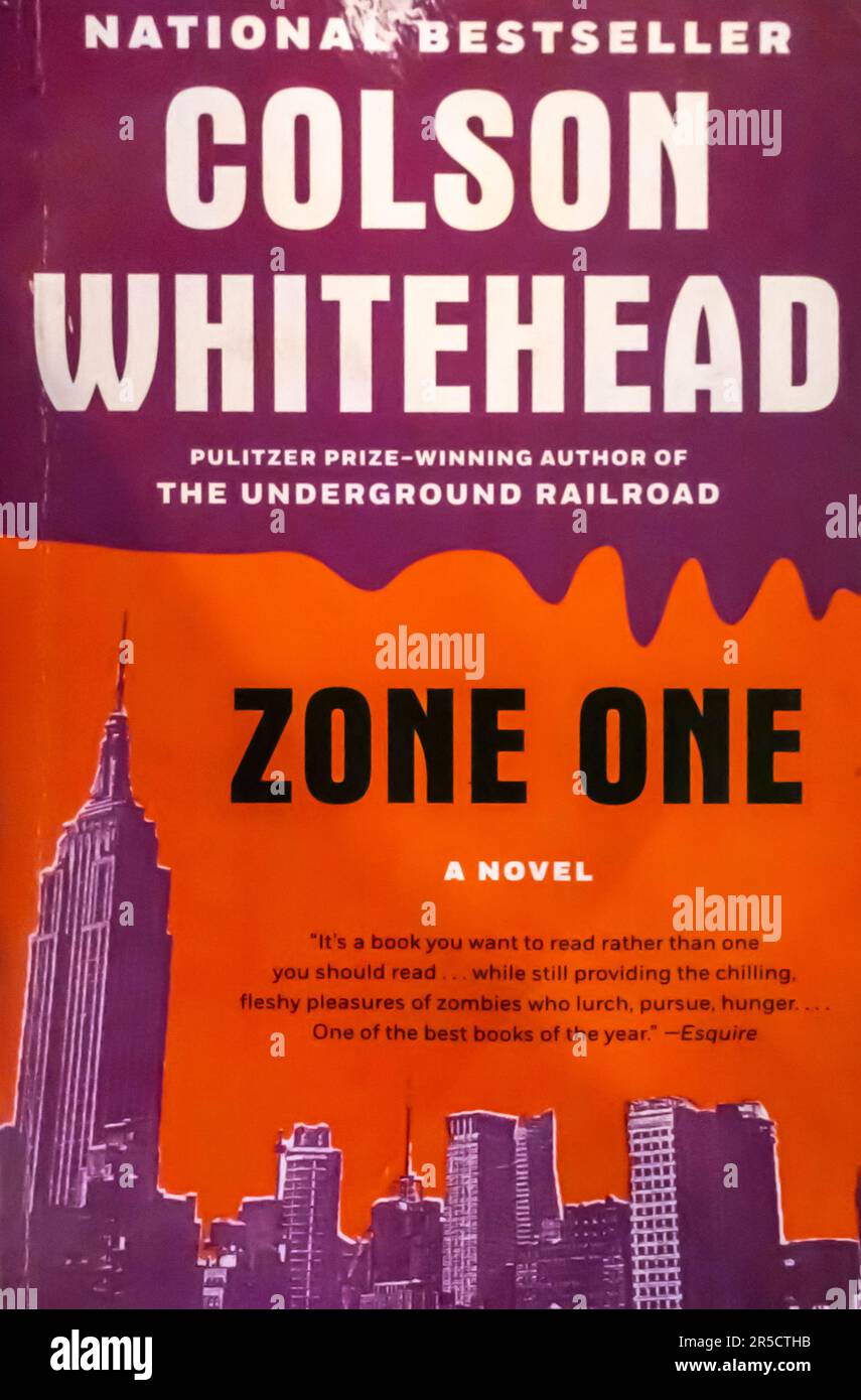 Zone un roman de Colson Whitehead 2011 Banque D'Images