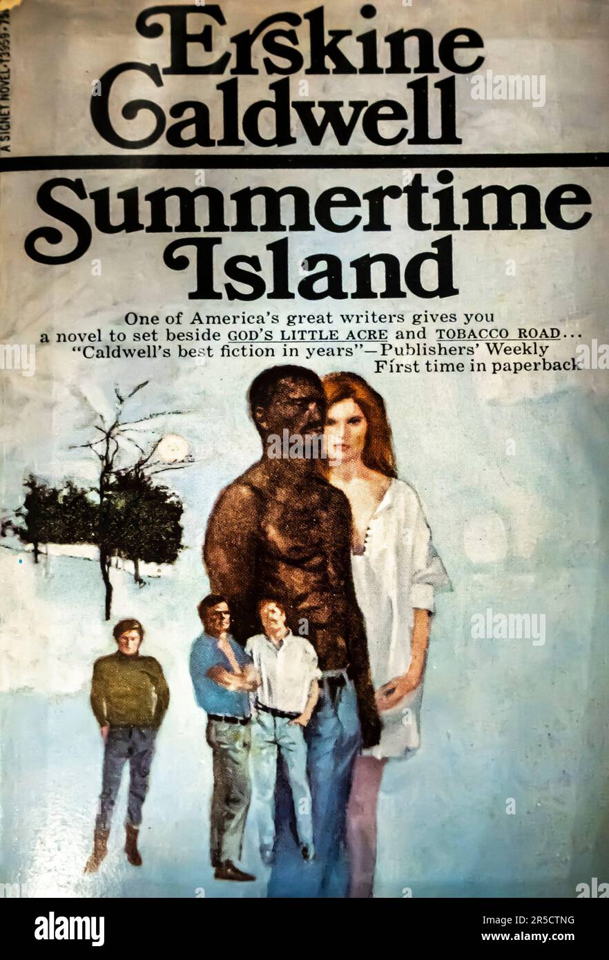 Summertime Island Book by Erskine Caldwell 1968 Banque D'Images