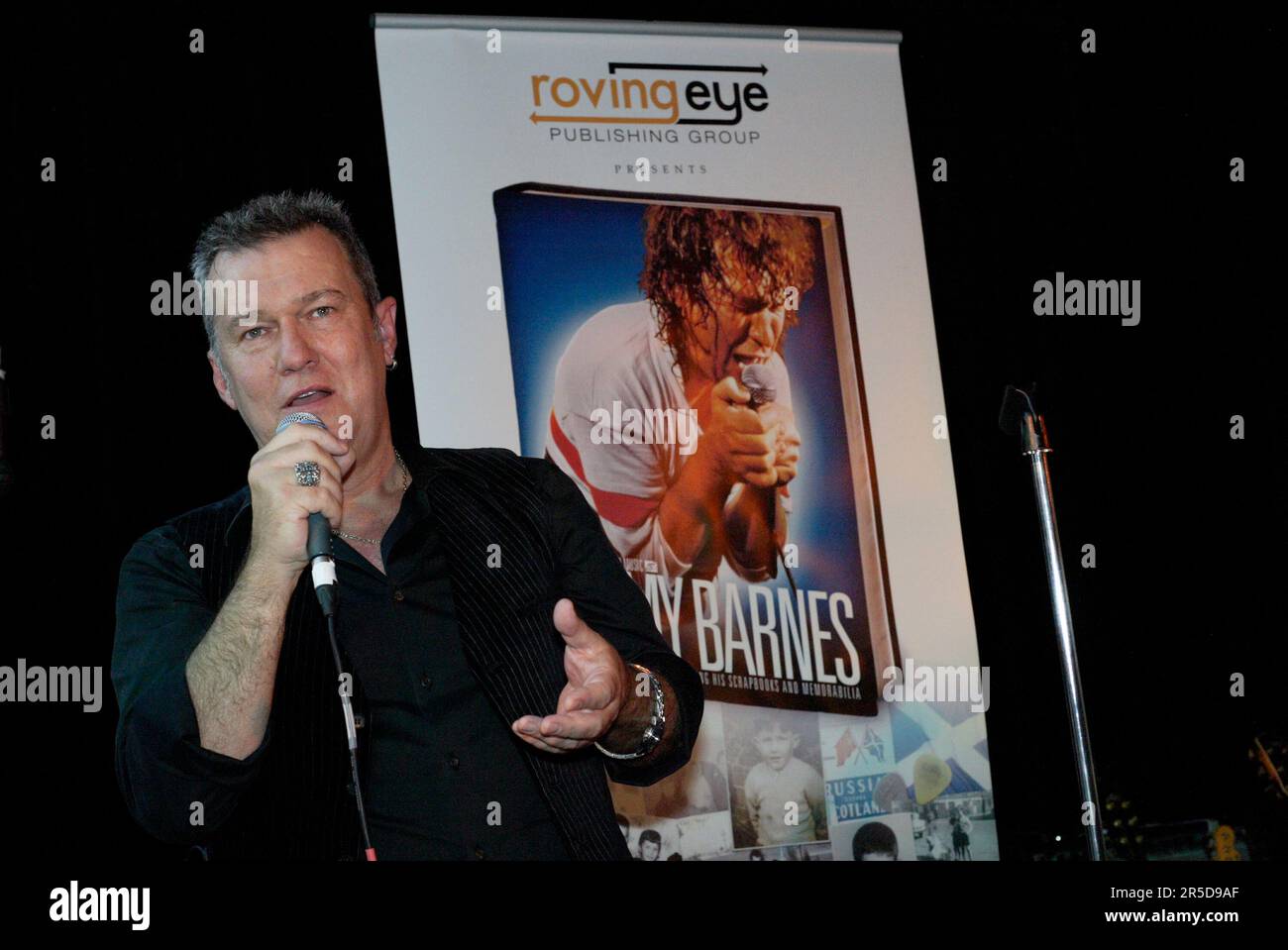 Jimmy Barnes Jimmy Barnes, l'un des chanteurs rock les plus populaires et les plus populaires d'Australie et un ancien patriate écossais, accueille le lancement de son nouveau livre, qui fait partie de la série « Icons of Australian Music », à l'hôtel Hilton. Sydney, Australie. 07.05.08. Banque D'Images