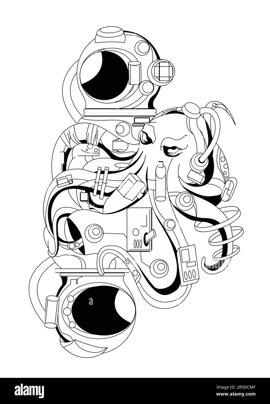 Personnage d'astronaute de l'espace idéal comme cadeau d'anniversaire à vos amis, fêtes, événements ou communauté spatiale et astronaute. Visite de l'espace Illustration de Vecteur