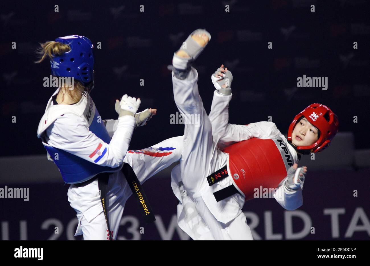 Bakou, Azerbaïdjan. 2nd juin 2023. Okamoto Ruka, du Japon (R), est en