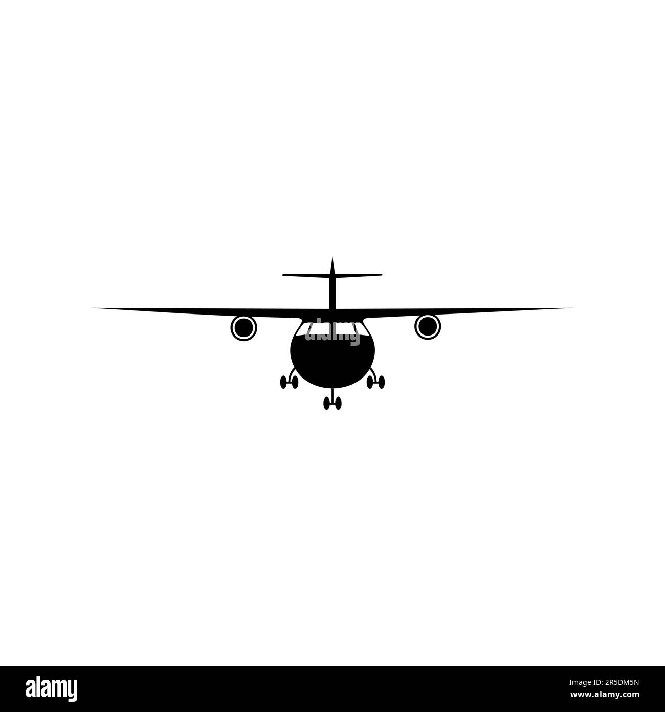 Avion ou jet Company service logo modèle Design idée créative Illustration de Vecteur