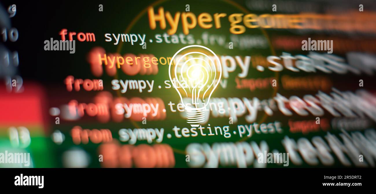 Temps de travail de programmation logicielle. Texte de code écrit et créé entièrement Banque D'Images