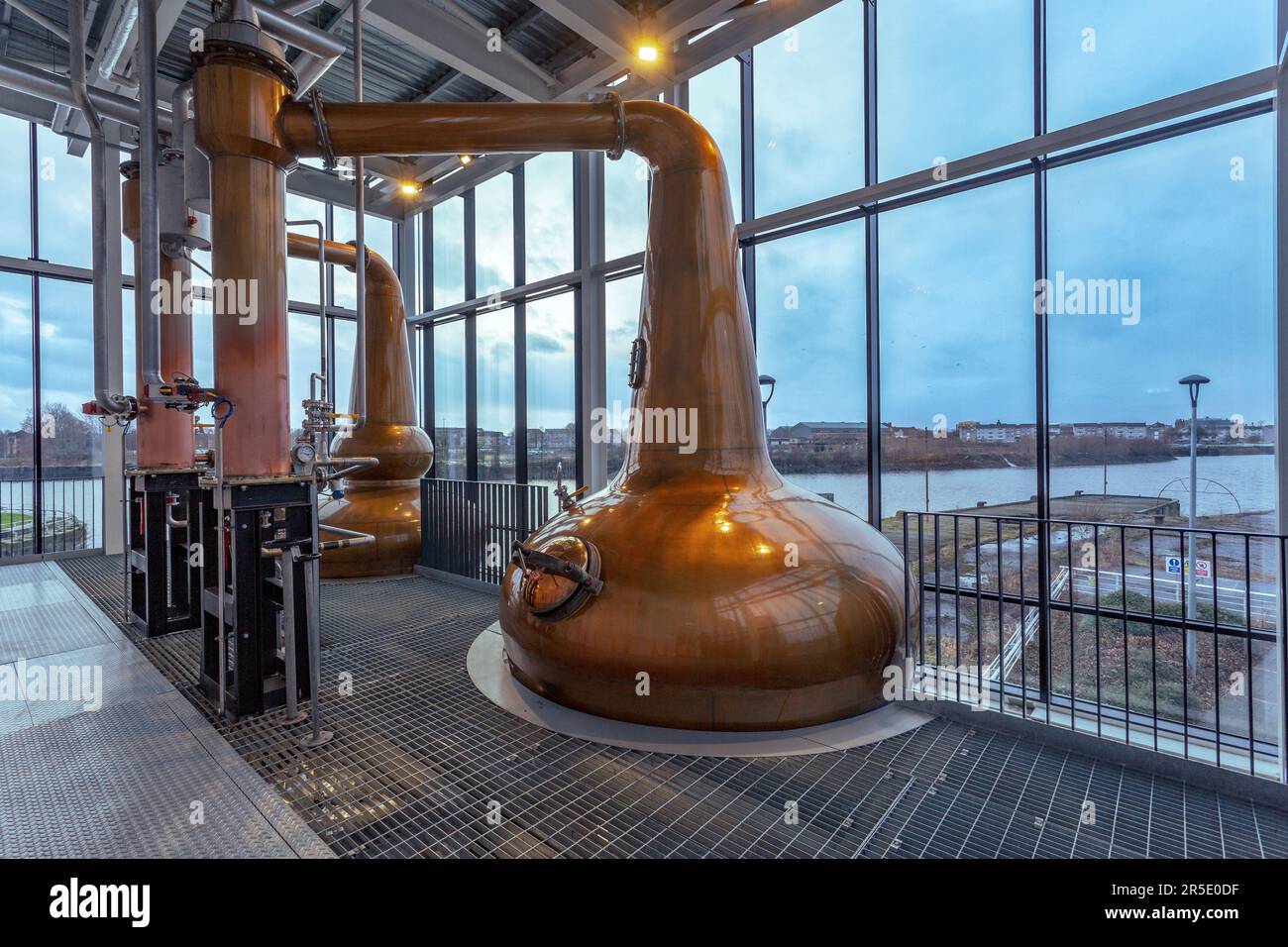 Distillerie Clydeside Glasgow, Écosse Banque D'Images