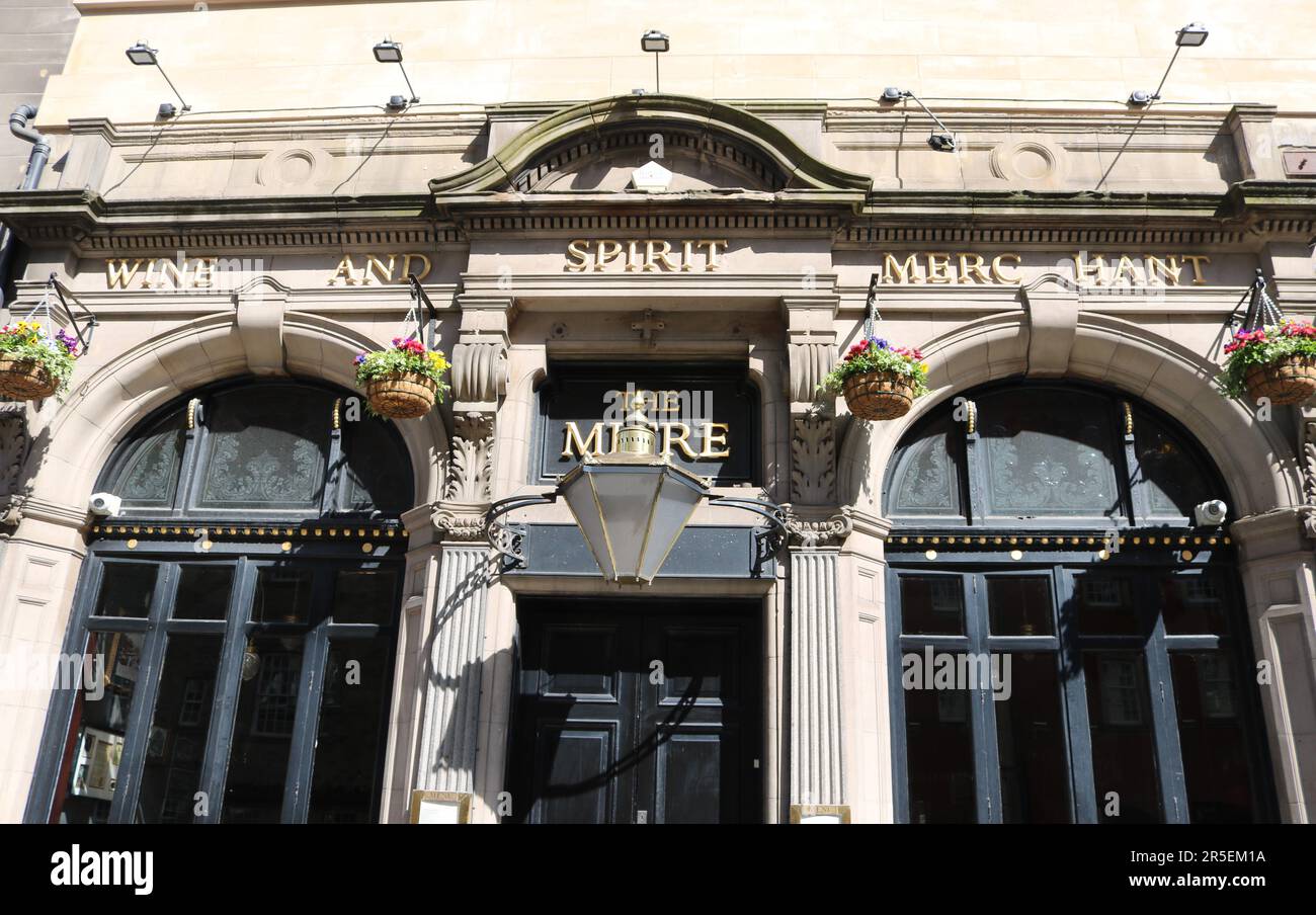 The Mitre Pub, Édimbourg. Banque D'Images