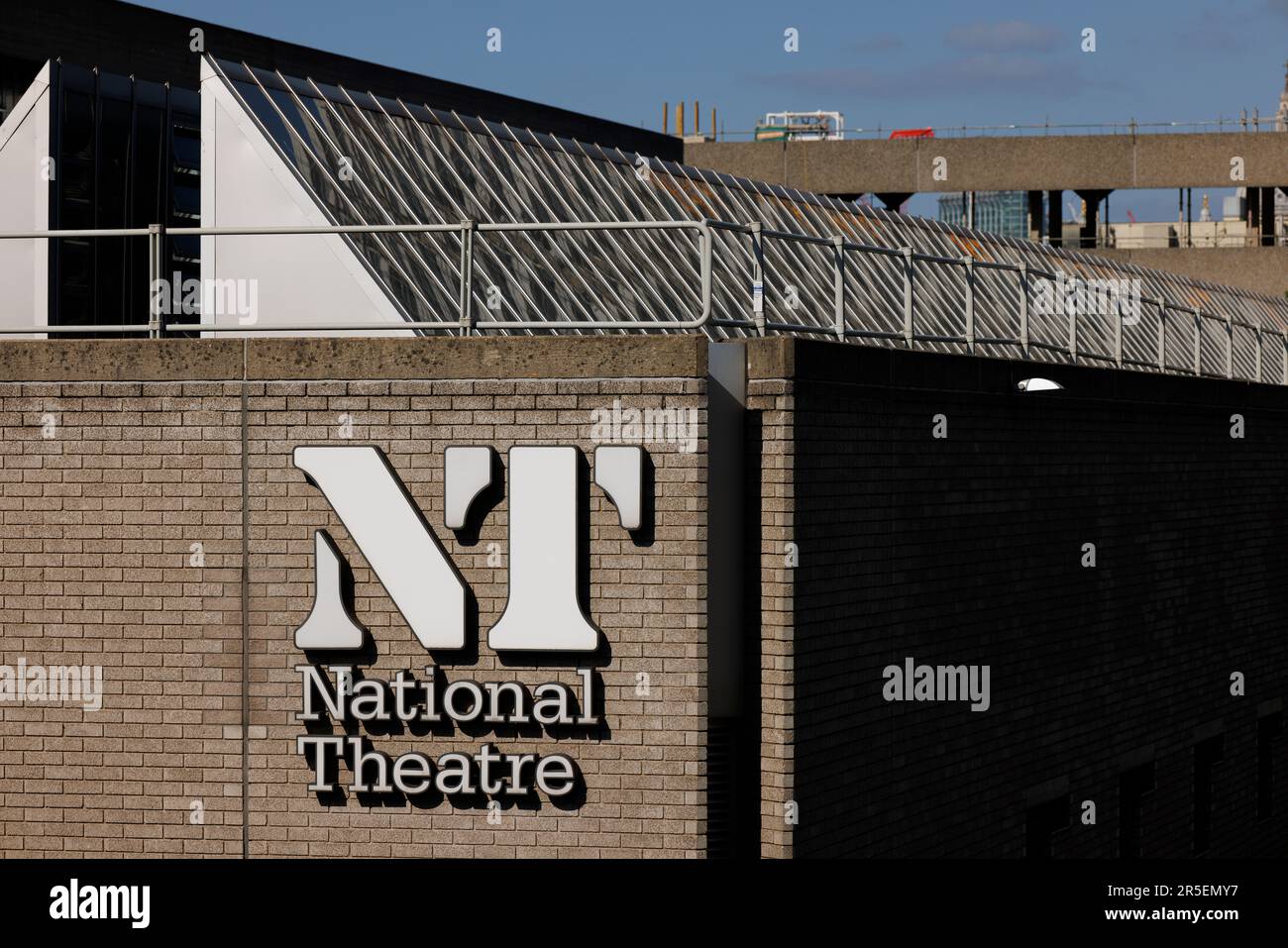 Panneau National Theatre Banque D'Images