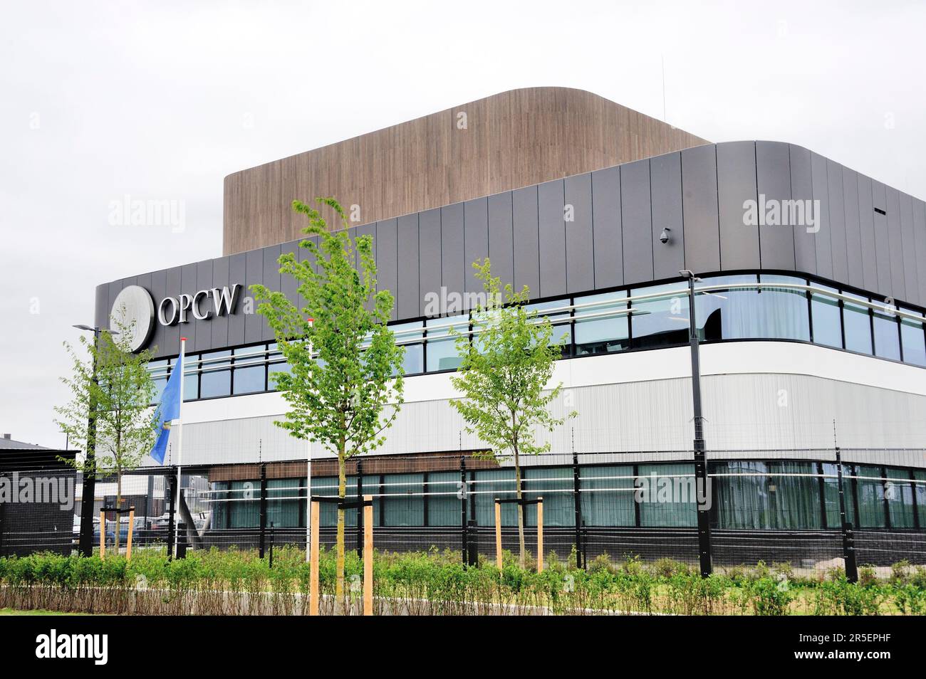 NOOTDORP.PAYS-BAS-02 JUIN 2023 : nouveau bâtiment de l'OIAC, Organisation pour l'interdiction des armes chimiques, à Nootdorp, pays-Bas Banque D'Images