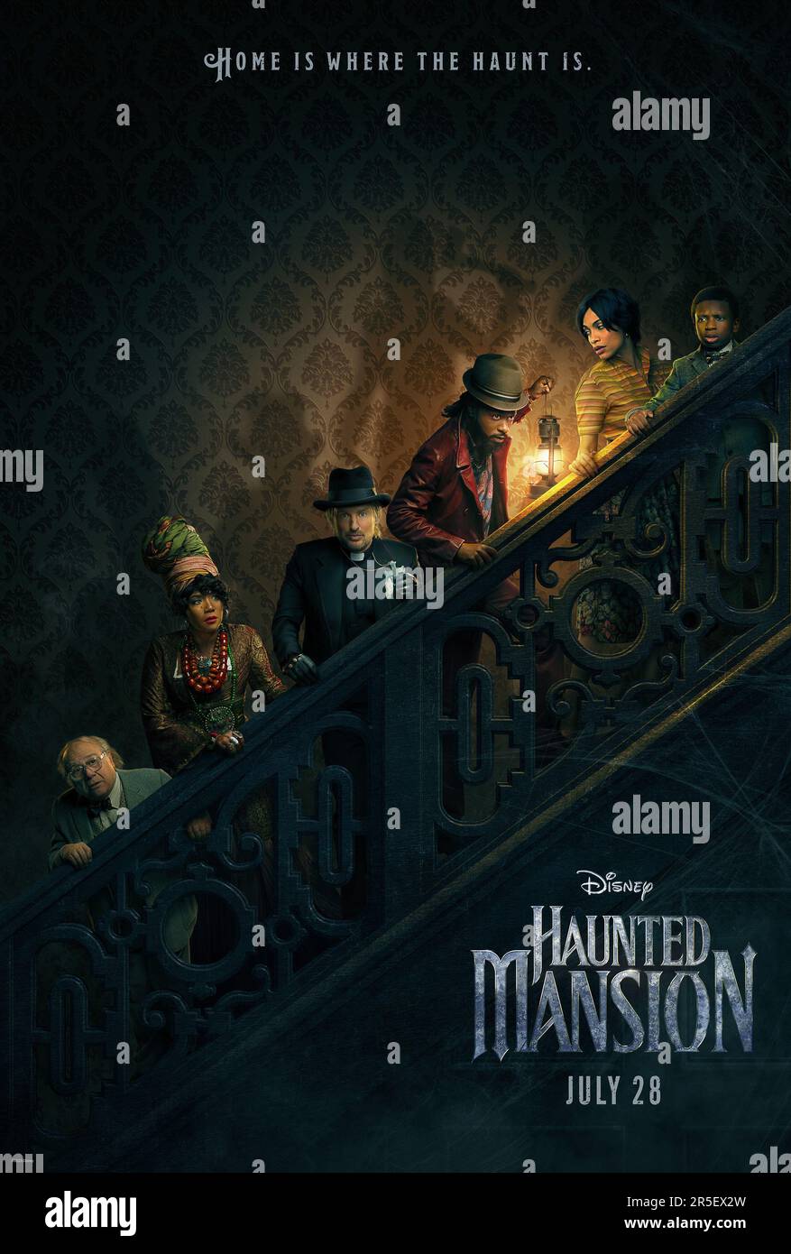 Affiche du film Haunted Mansion Photo Stock - Alamy