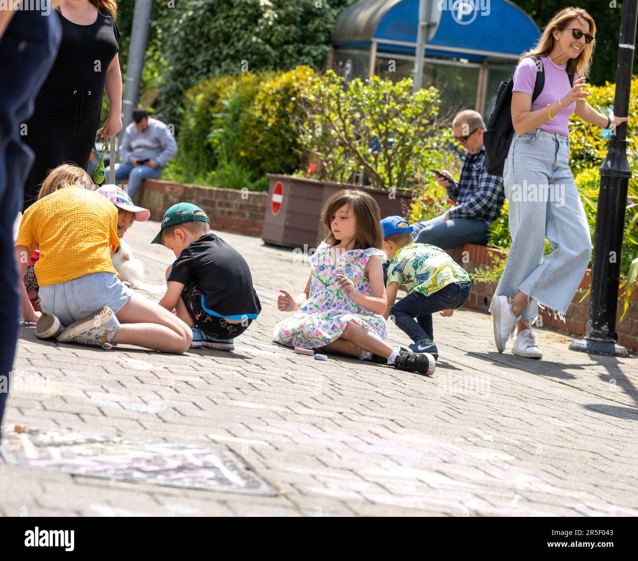 Brentwood, Royaume-Uni. 03rd juin 2023. Brentwood Essex 3rd juin 2023 pratique artistique de la rue dans le cadre de la piste artistique de Brentwood, Brentwood Essex UK Credit: Ian Davidson/Alay Live News Banque D'Images