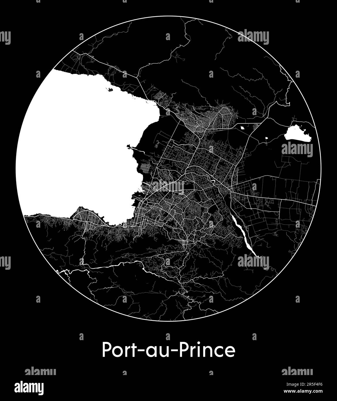 Carte de la ville Port-au-Prince Haïti illustration du vecteur Amérique du Nord Illustration de Vecteur
