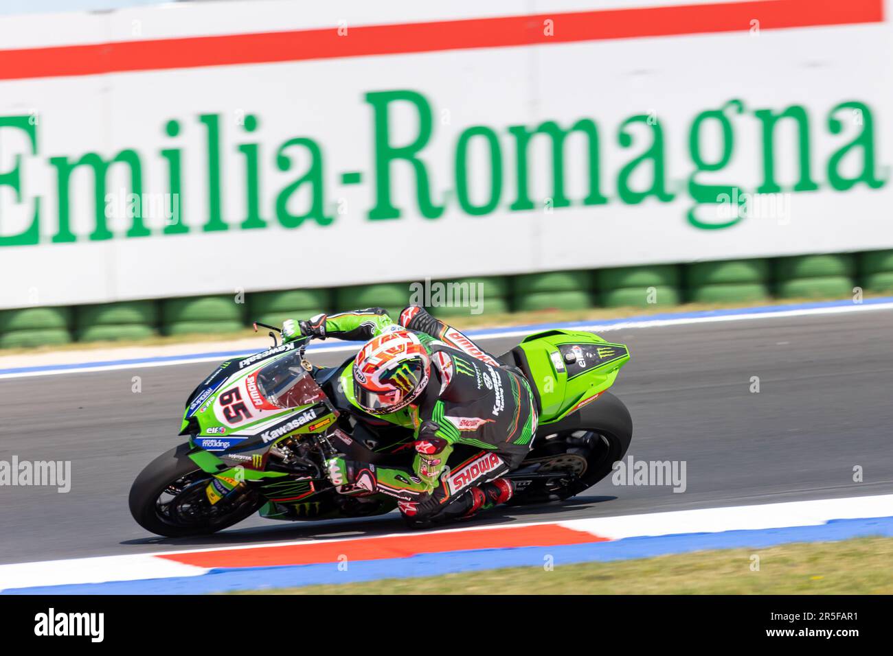 Jonathan Rea (GBR) Kawasaki ZX-10RR, Kawasaki Racing Team WorldSBK Credit: Live Media Publishing Group/Alay Live News Banque D'Images