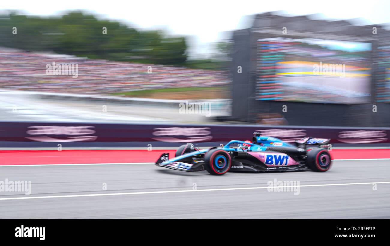 Barcelone, Espagne. 03rd juin 2023. Pierre Gasly (France), BWT Alpine F1 team A523 Renault sur la piste lors du tour de qualifications devant le Grand Prix d'Espagne F1 au circuit de Barcelone-Catalunya sur 3 juin 2023 à Barcelone, Espagne. (Photo de Sergio Ruiz/PRESSIN) Credit: PRESSINPHOTO SPORTS AGENCY/Alay Live News Banque D'Images