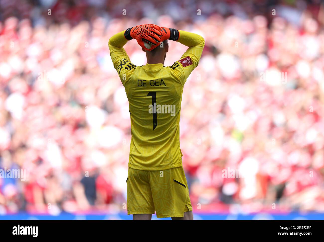 Londres, Royaume-Uni. 03rd juin 2023. David de Gea (MU) à la finale de la coupe Emirates FA Manchester City contre Manchester United au stade Wembley, Londres, Royaume-Uni, le 3rd juin 2023. Crédit : Paul Marriott/Alay Live News Banque D'Images