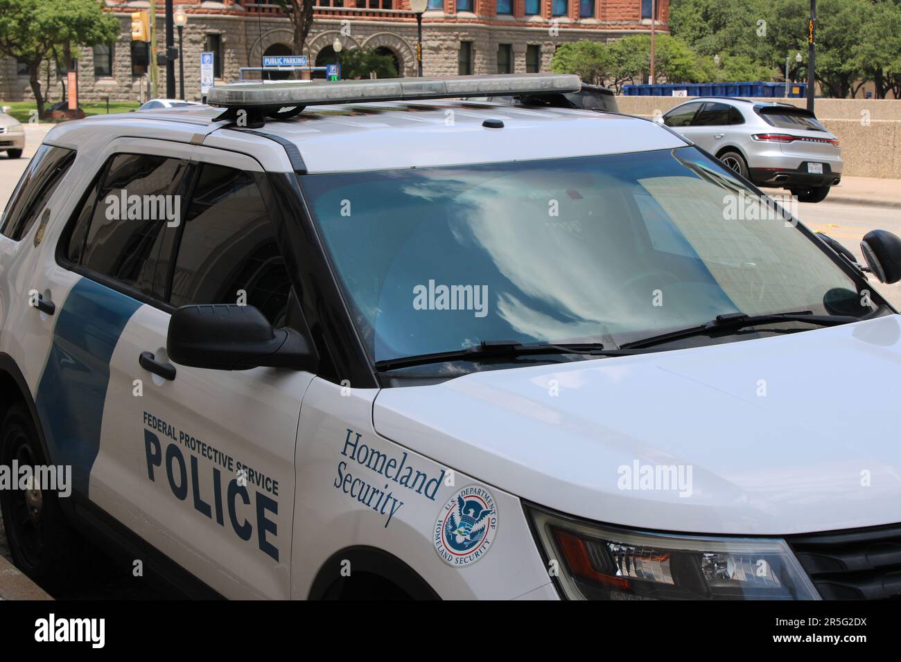 Denton, Dallas et Deep Ellum, centres d'intérêt du centre-ville Banque D'Images
