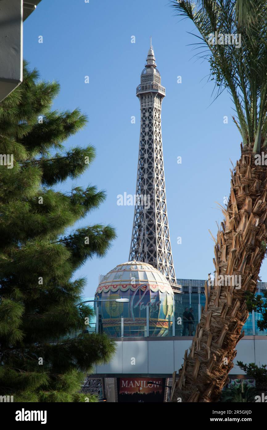 Las VEGAS, NEVADA/Etats-Unis - AOÛT 1 : Hôtel Paris à Las Vegas Nevada sur 1 août 2011. Personnes non identifiées Banque D'Images