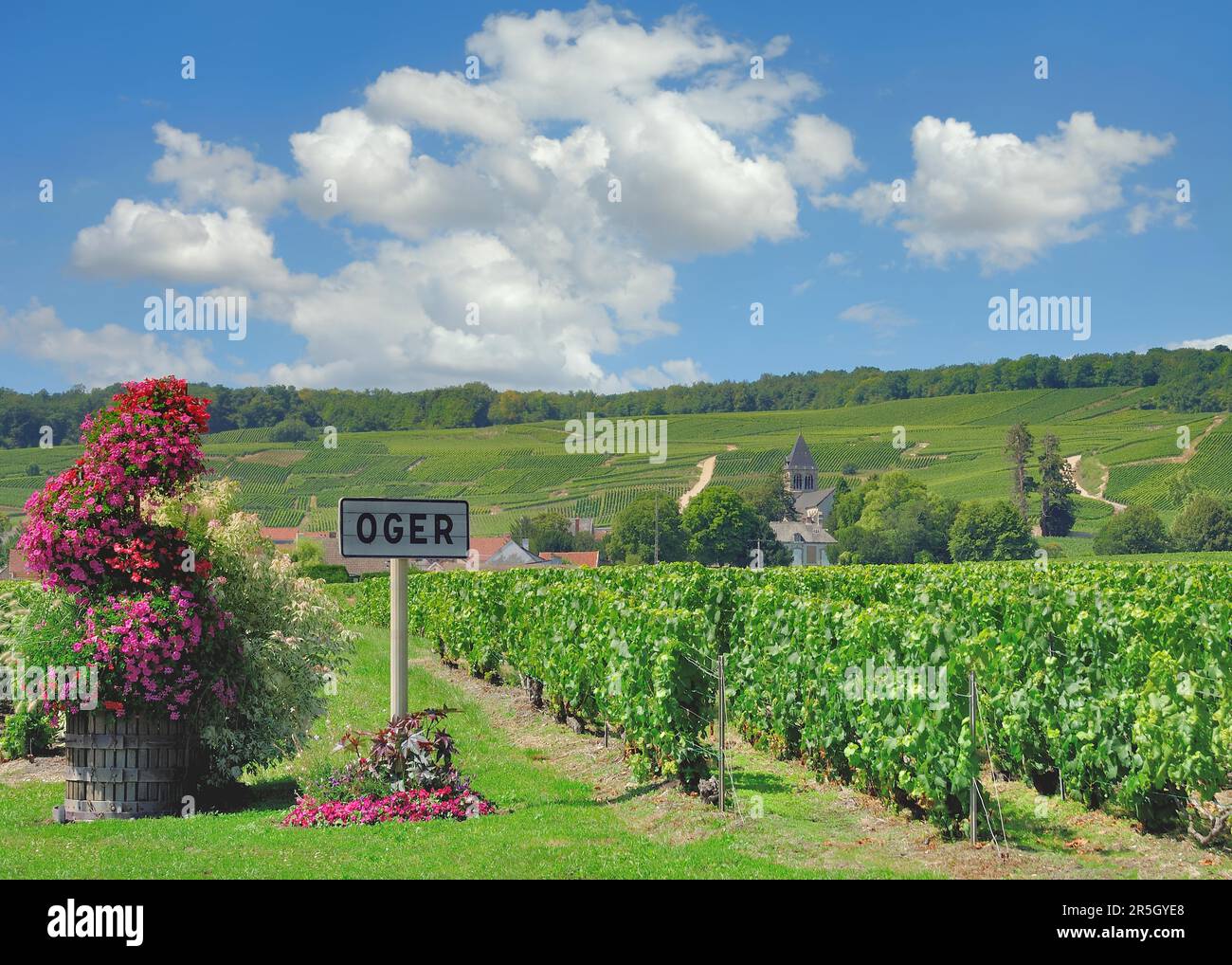 Oger village in the champagne Banque de photographies et d’images à ...