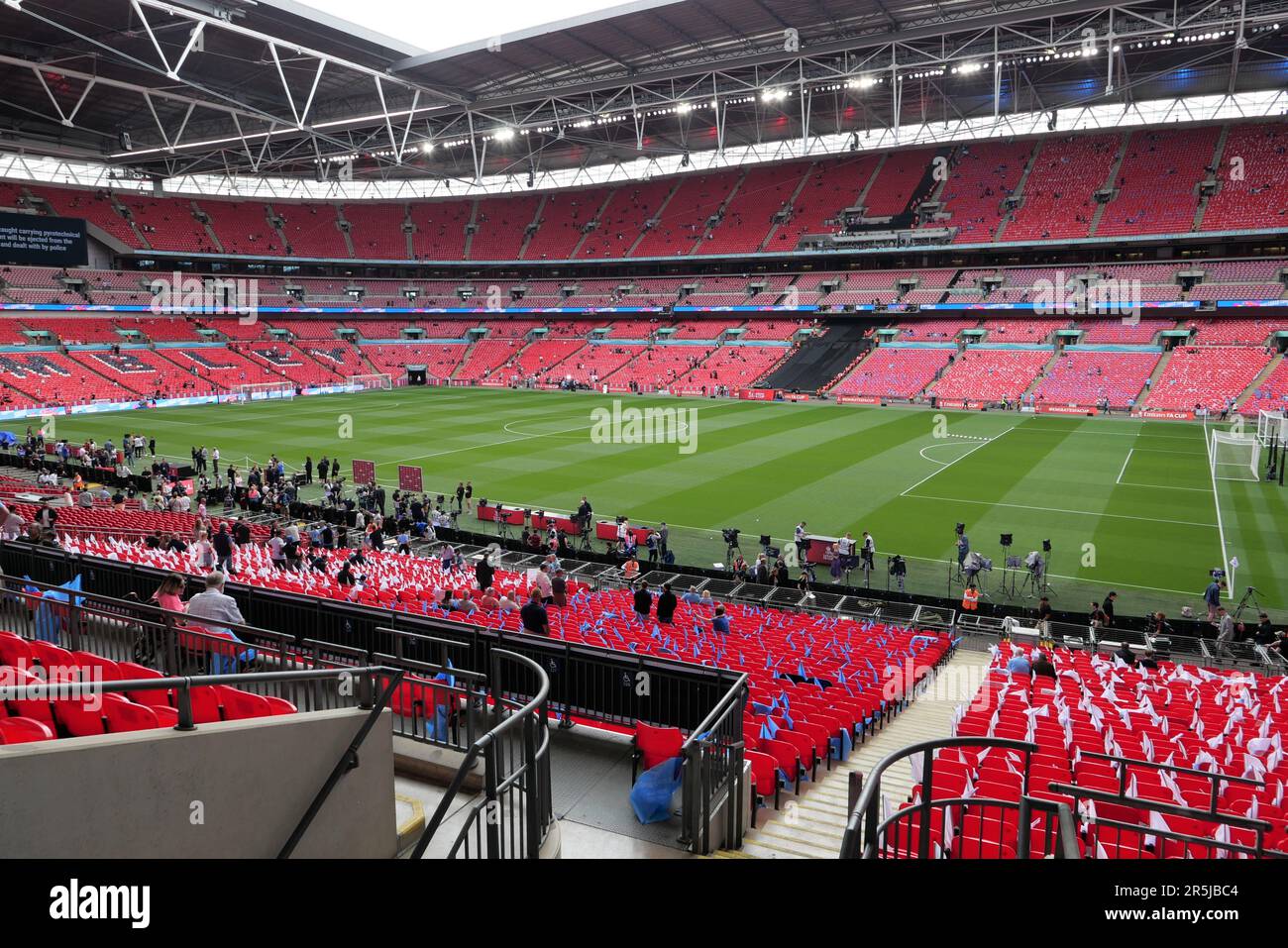 Finale de la coupe FA 2023. Manchester City V Manchester United Banque D'Images