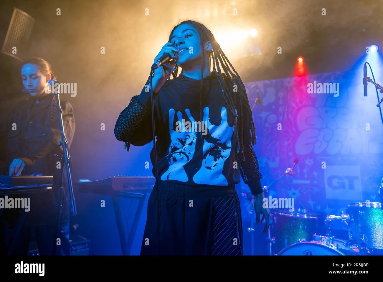 Brighton, ville de Brighton & Hove, East Sussex, Royaume-Uni. Grove se produit à Revenge, le Great Escape Festival 2023. 12th mai 2023. Banque D'Images