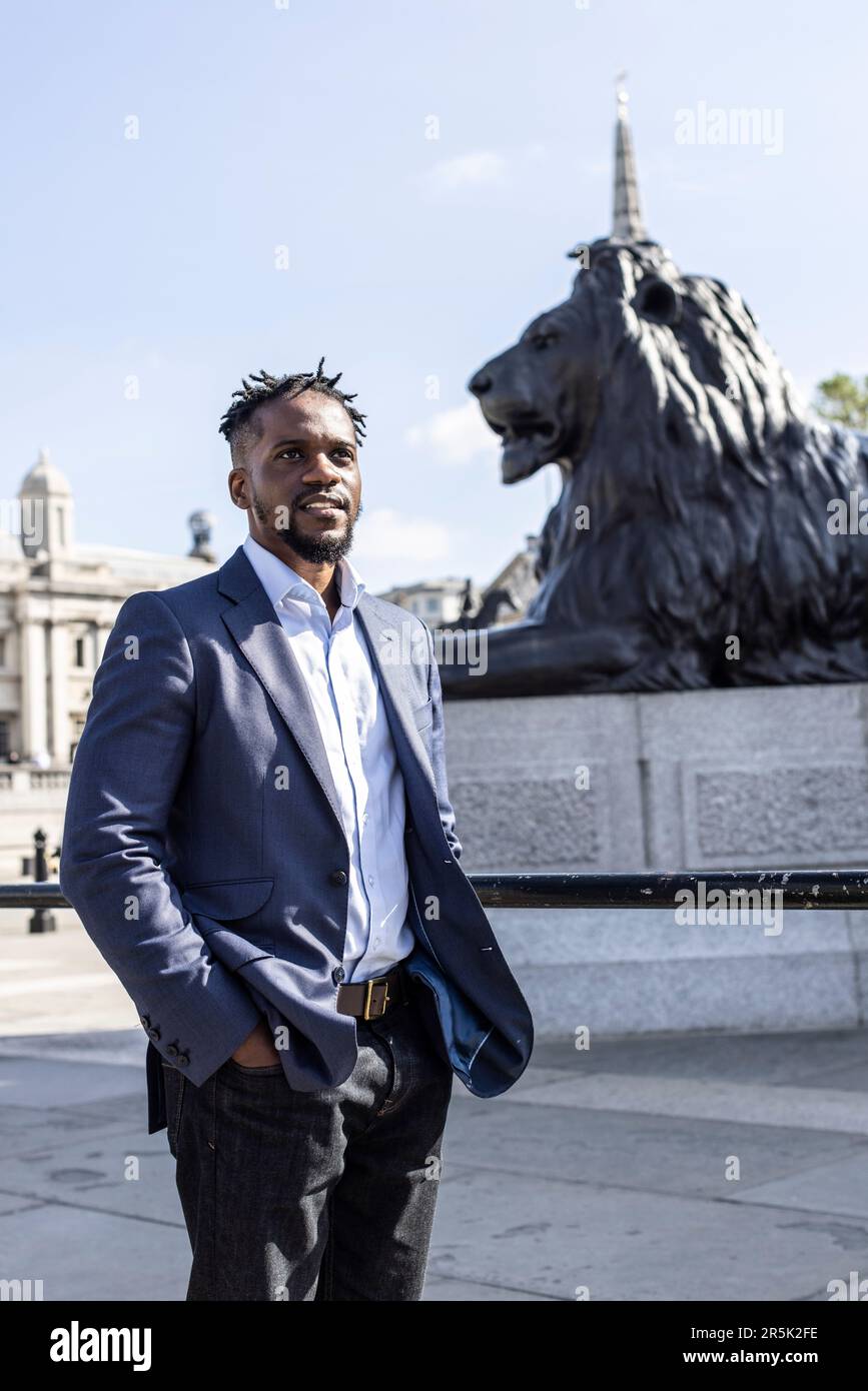 Samuel Kasumu, espérant devenir le candidat du Parti conservateur lors de la prochaine élection mayonnaise à Londres. Banque D'Images