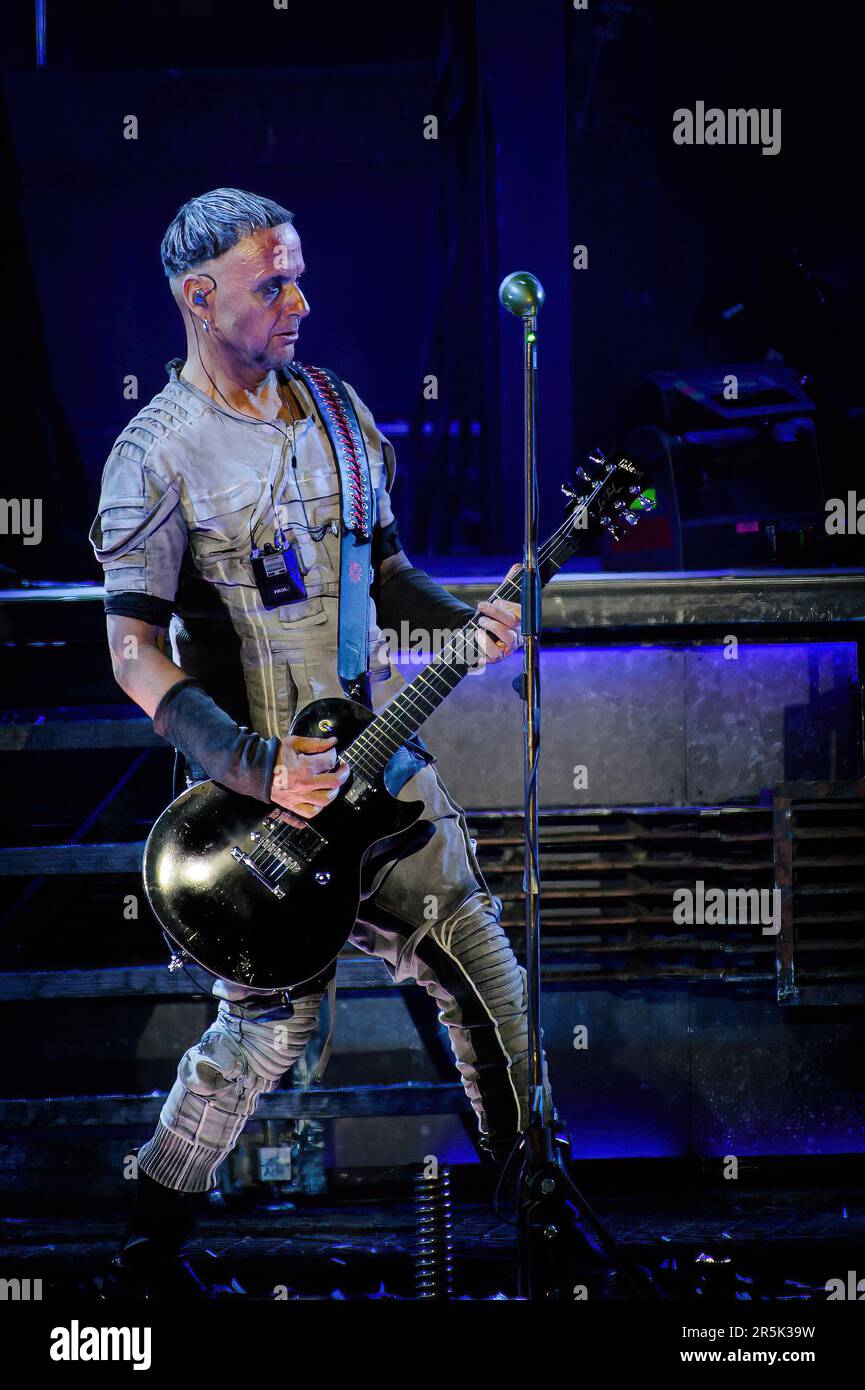 Odense, Danemark. 02nd, juin 2023. Le groupe de Metal industriel allemand Rammstein joue un