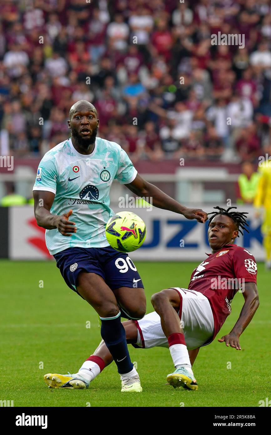 Turin, Italie. 03rd juin 2023. Romelu Lukaku (90) d'Inter vu pendant la série Un match entre Turin et Inter au Stadio Olimpico à Turin. (Crédit photo : Gonzales photo/Alamy Live News Banque D'Images