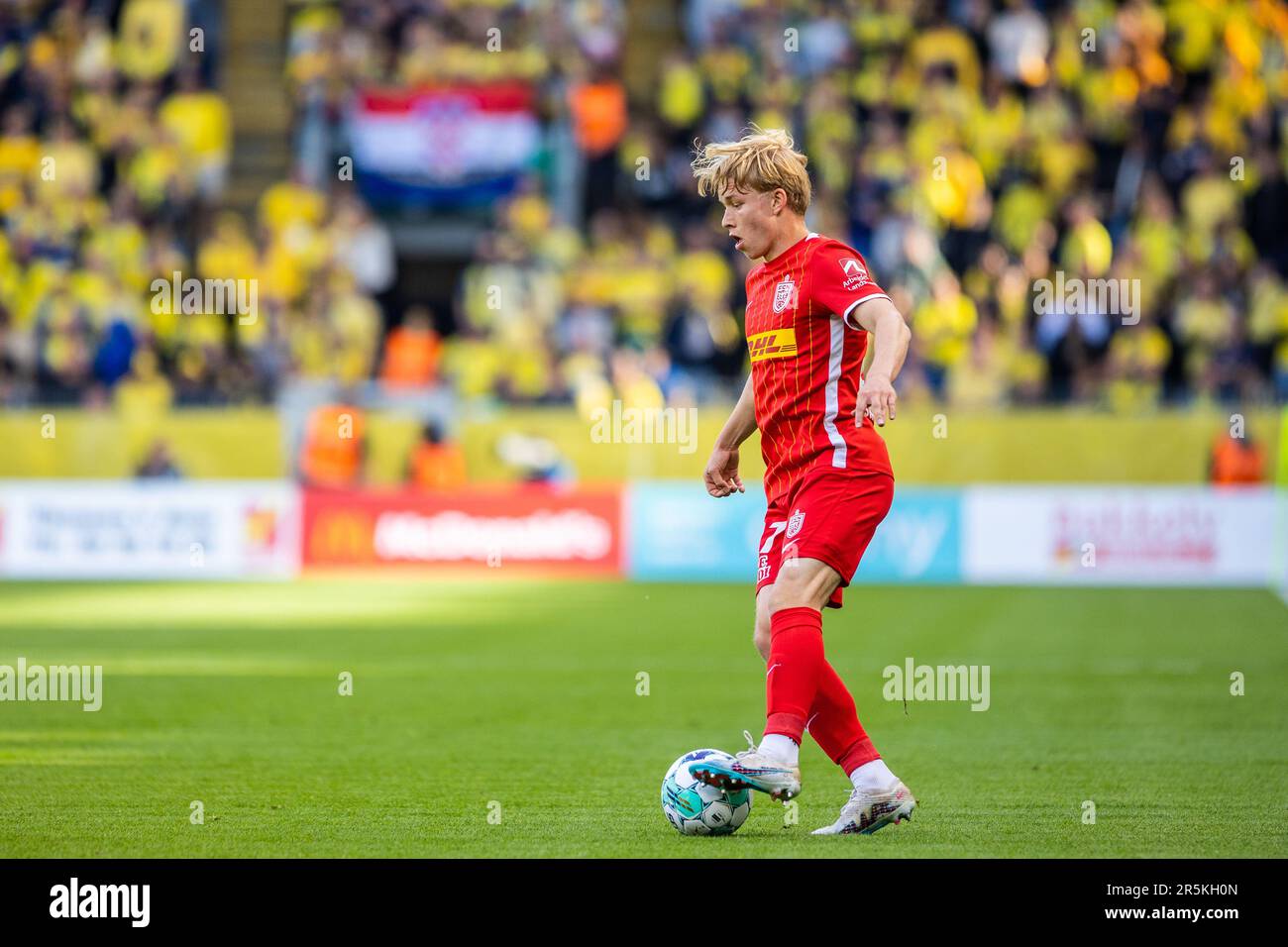 Broendby, Danemark. 29th, mai 2023. Daniel Svensson (27) du FC Nordsjaelland vu pendant le match Superliga de 3F entre Broendby IF et le FC Nordsjaelland au Broendby Stadion à Broendby. (Crédit photo: Gonzales photo - Dejan Obretkovic). Banque D'Images