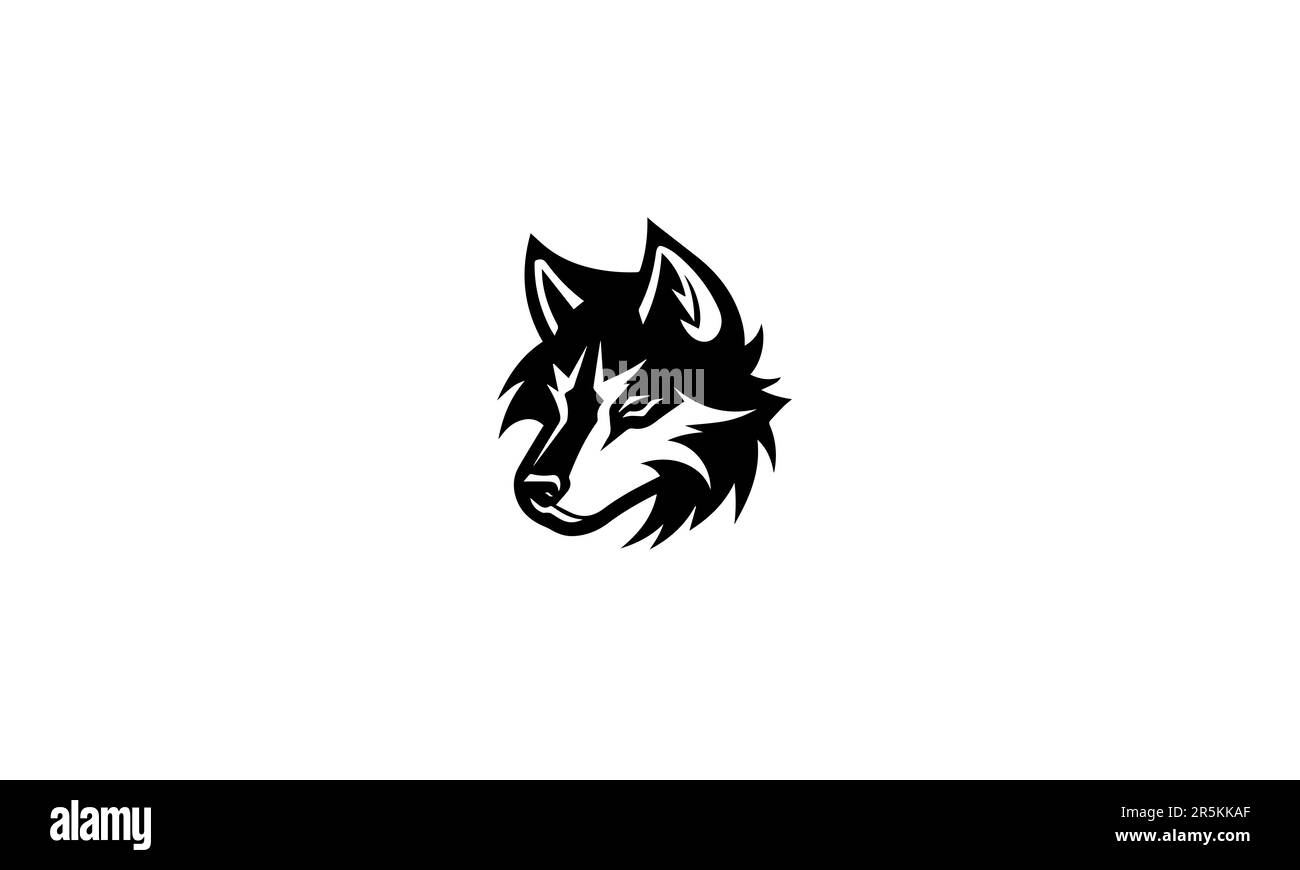 Logo Wolf Wild Vector Illustration de Vecteur