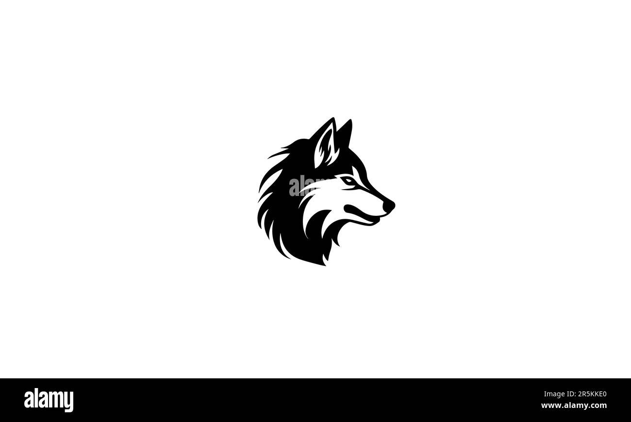Logo Wolf Wild Vector Illustration de Vecteur