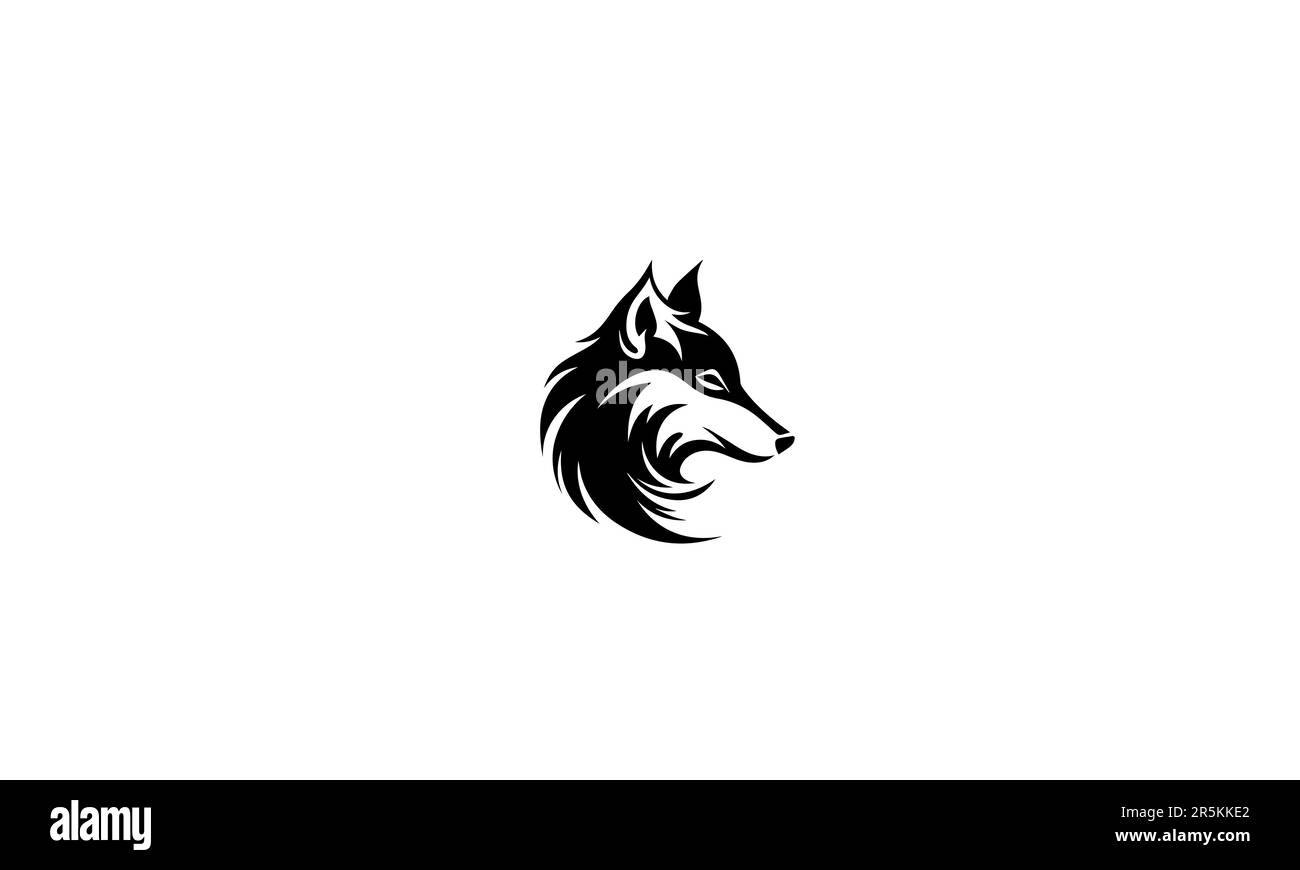 Logo Wolf Wild Vector Illustration de Vecteur