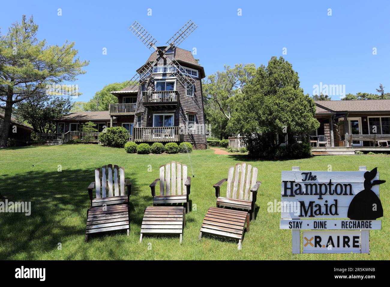 Le Hampton Maid Hotel Hampton Bays long Island New York Banque D'Images