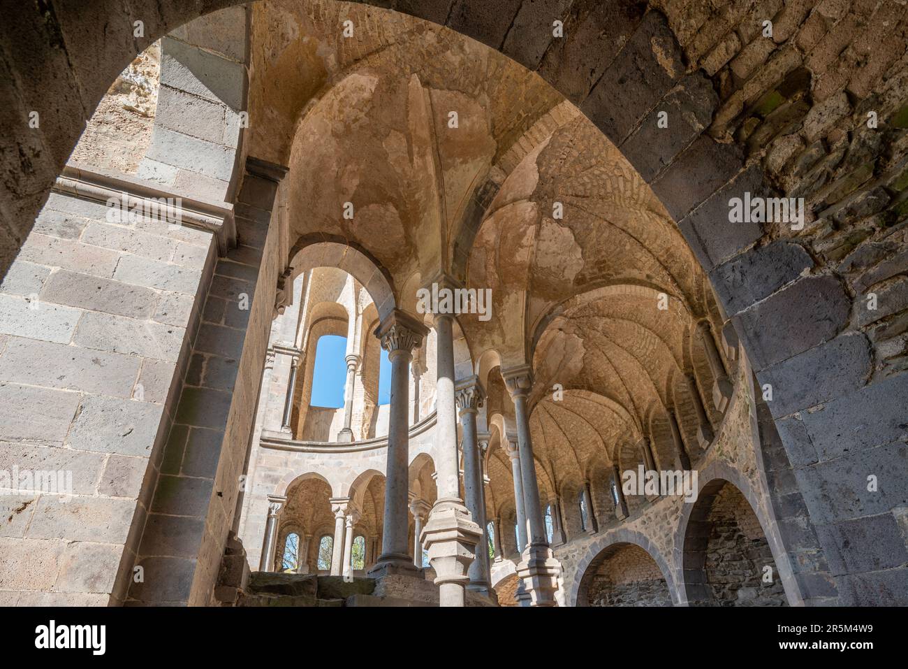 Les ruines du monastère Heisterbach Königswinter par Bonn Banque D'Images