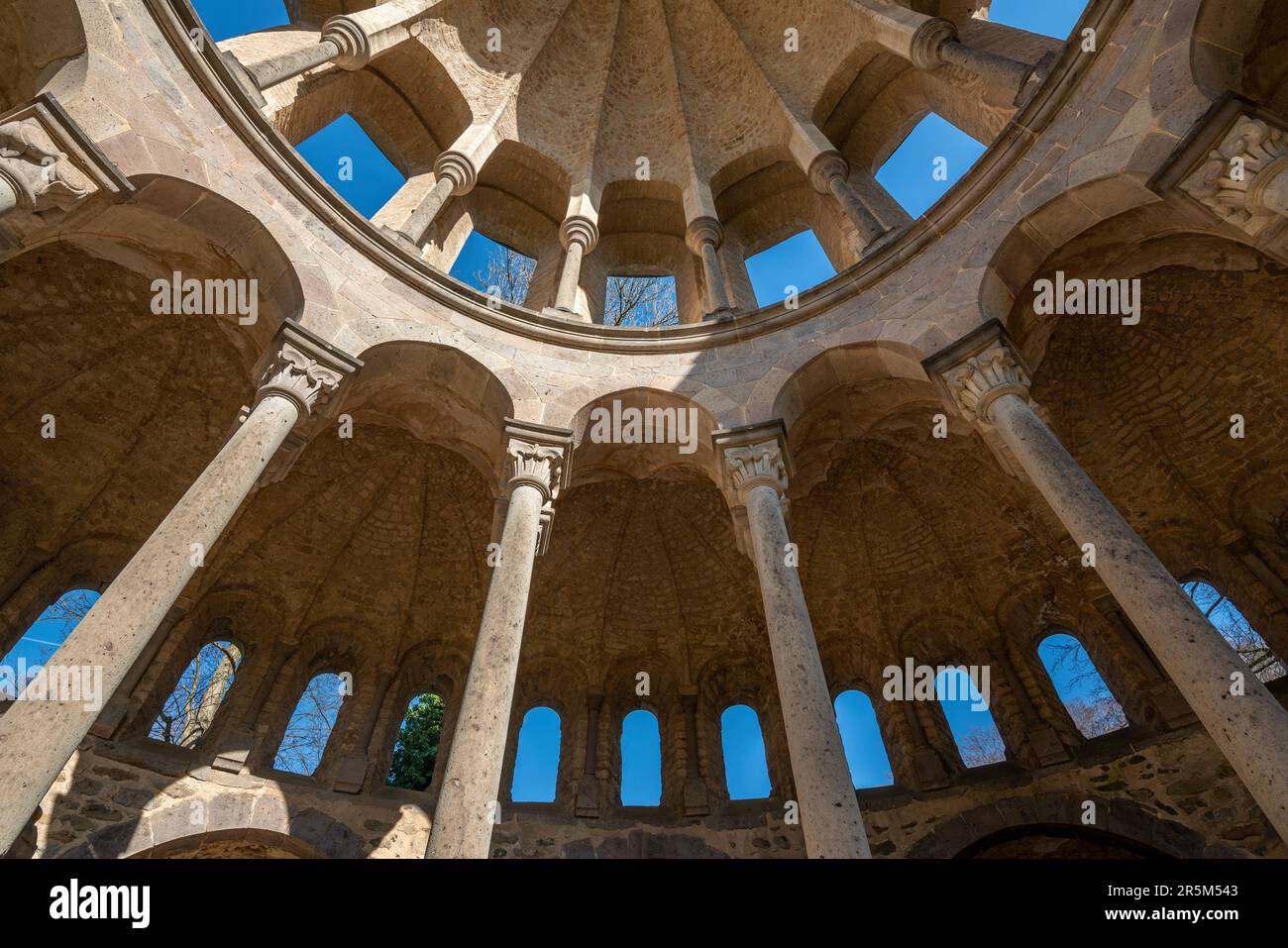 Les ruines du monastère Heisterbach Königswinter par Bonn Banque D'Images