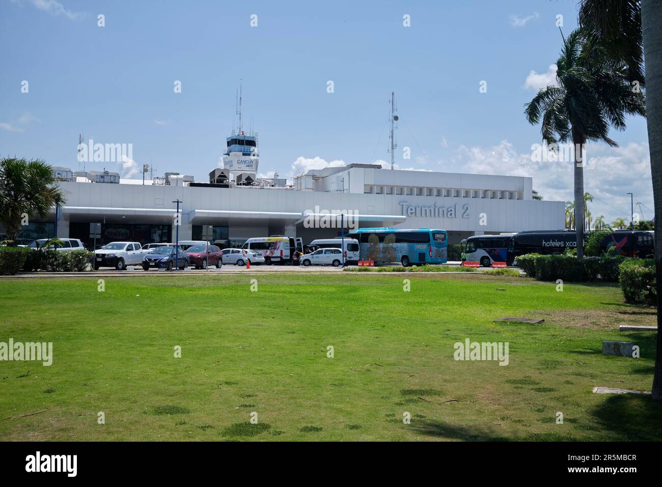 Aéroport de Cancun Yucatan Mexique Banque D'Images