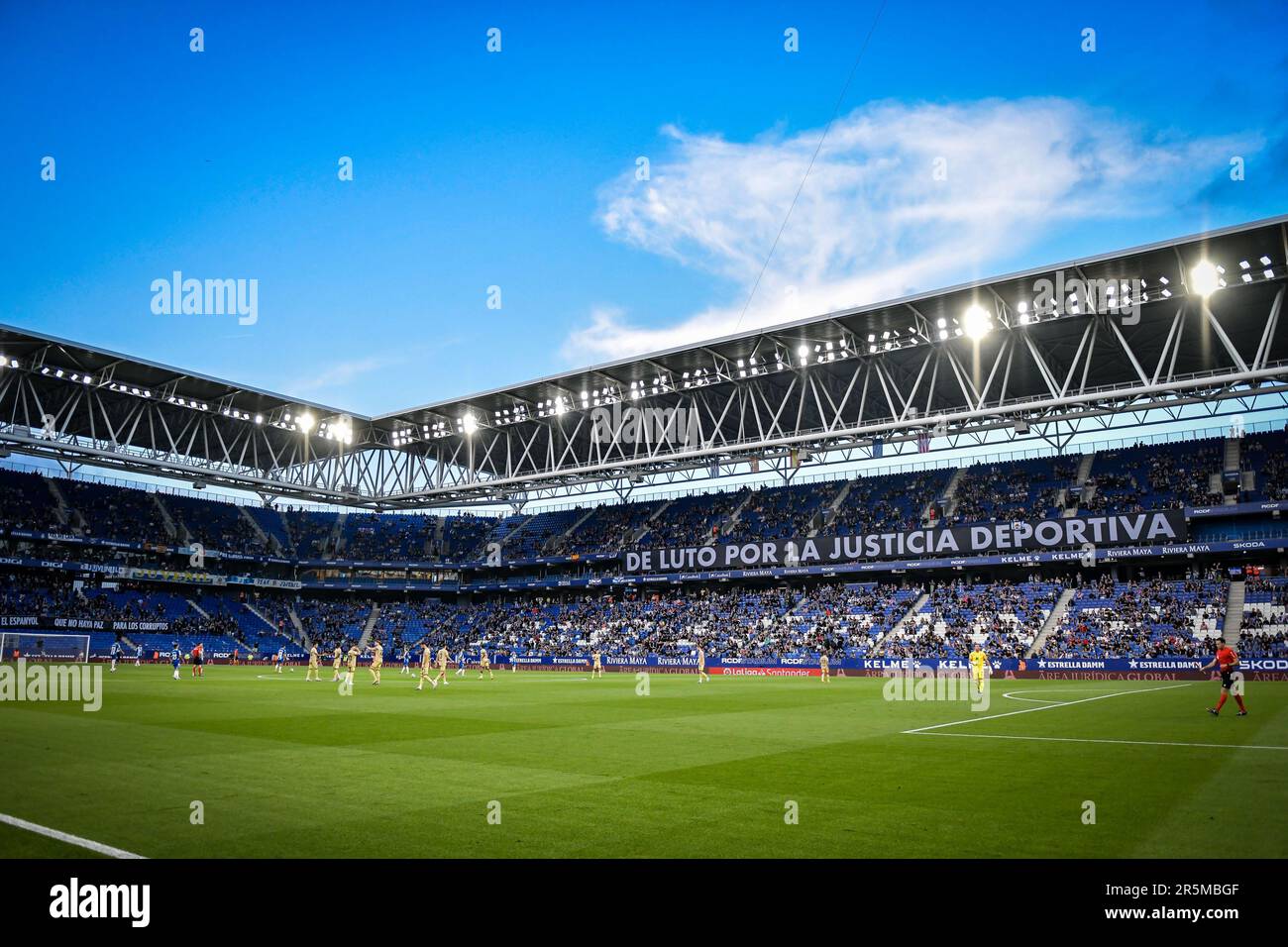 Barcelone, Espagne. 04th juin 2023. La Liga Santander match entre le RCD Espanyol et UD Almeria au stade RCDE, à Barcelone, Espagne sur 4 juin 2023. (Photo/Felipe Mondino) crédit: Agence de photo indépendante/Alamy Live News Banque D'Images