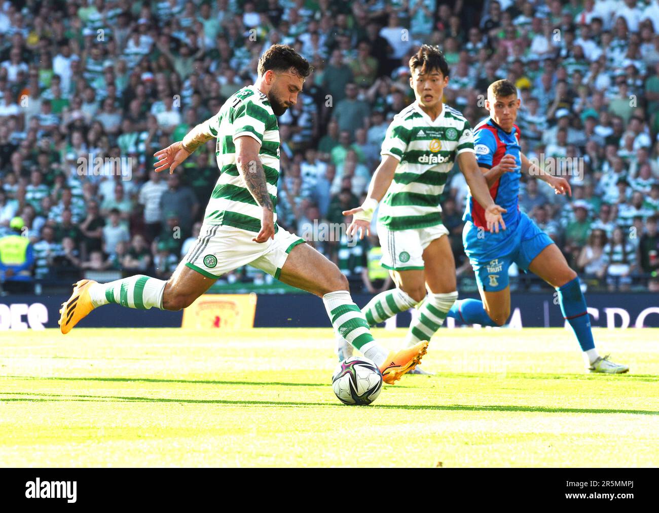 Hampden Park Glasgow.Écosse, Royaume-Uni. 3rd juin 2023. Finale de la coupe écossaise .Celtic v Inverness Caledonian Thistle. Sead Haksabanovic du Celtic. Crédit : eric mccowat/Alay Live News Banque D'Images