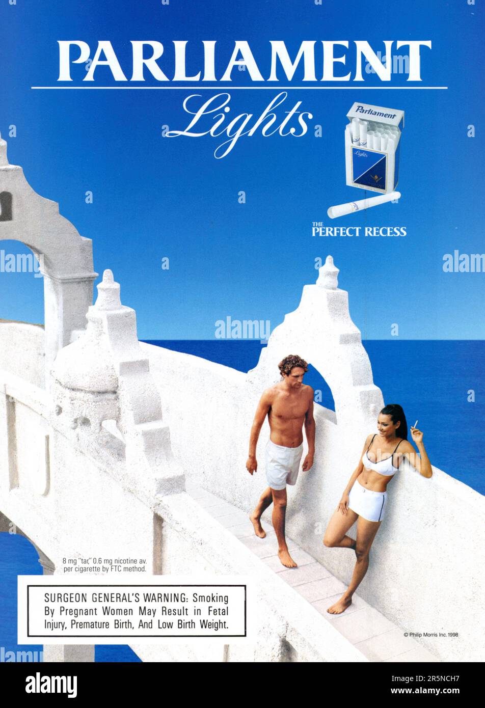 Publicité vintage « Playboy » Magazine de novembre 1998, États-Unis Banque D'Images