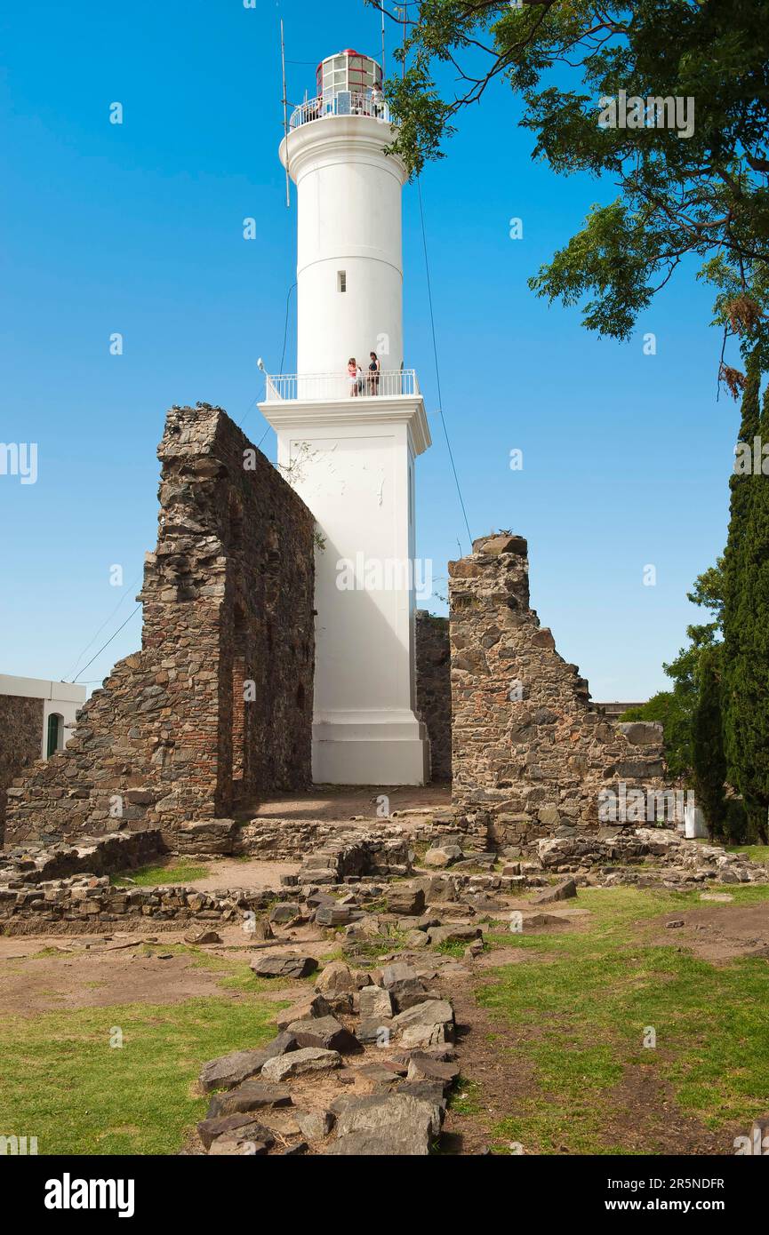 Phare, Colonia del Sacramento, Uruguay Banque D'Images