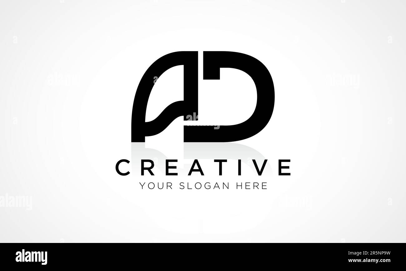 Modèle vectoriel de logo lettre CA. Lettre initiale de l'alphabet logo AC avec brillant Reflection Business Illustration. Illustration de Vecteur