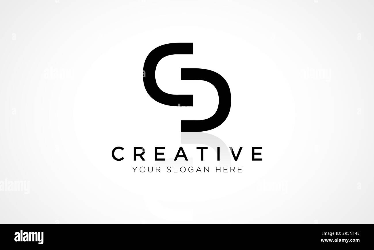 MODÈLE vectoriel DE logo LETTRE CC. Lettre initiale de l'alphabet logo CC avec illustration professionnelle brillante Reflection. Illustration de Vecteur